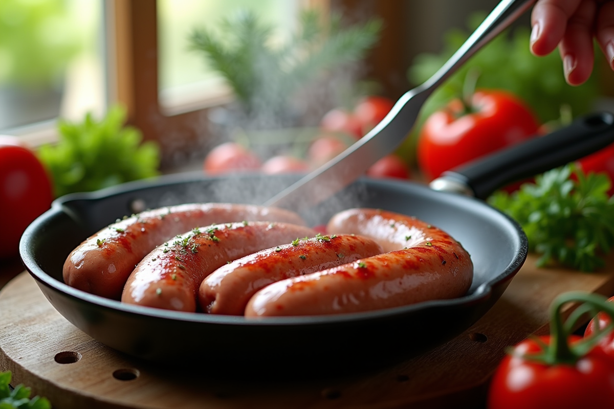 Les bienfaits insoupçonnés d’une cuisson douce des saucisses de Strasbourg