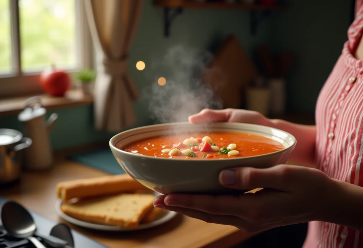 L’authenticité intemporelle de la soupe à la tomate de Grand-Mère